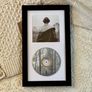 Taylor Swift Frame Folklore CD Display Swiftie Eras Tour Gift Wall Hanging Fan